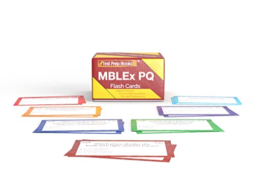 MBLEx Practice Question Flashcards: MBLEx Test Prep Flash Cards 2023-2024 for The FSMTB MBLEx Exam [Full Color Cards]