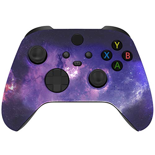 eXtremeRate Nebula Galaxy Soft Touch Front Housing Shell for Xbox Series X/S Controller, Custom Cover Faceplate for Xbox Series X/S, for Xbox Core Controller - Controller NOT Included