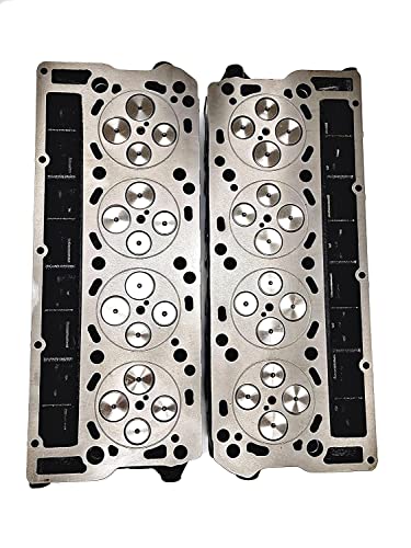 Clearwater Cylinder Head - Compatible/Replacement for 2 Cylinder Heads for Ford 6.0 Turbo Diesel F350 CAST#080 - Only 2003-07 - No Core Return (2 Heads) -20mm