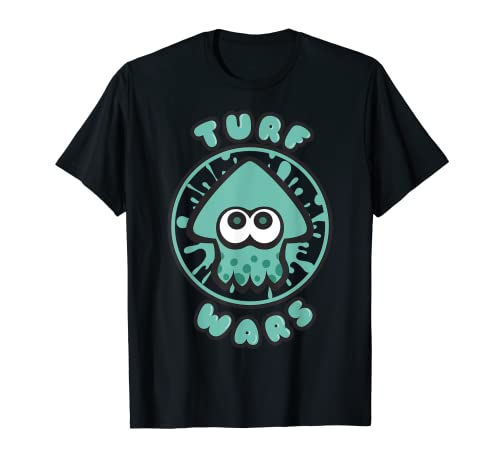 Nintendo Splatoon Turf Wars Turquoise Splat Graphic T-Shirt T-Shirt