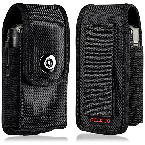 ACCKUO Multitool Sheath Compatible with Leatherman EDC Belt Organizer Tool Holster Pouch, Black