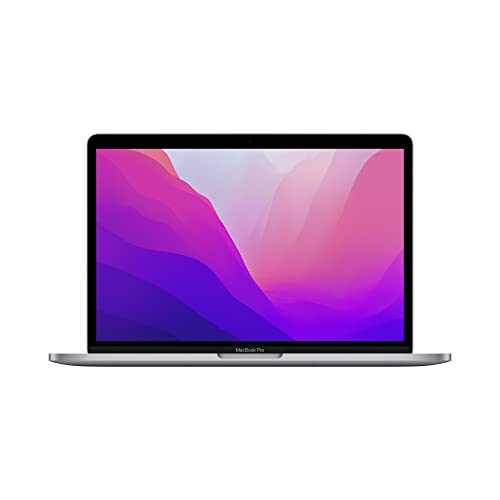 Apple 2022 MacBook Pro Laptop with M2 chip: 13-inch Retina Display, 8GB RAM, 256GB SSD Storage, Touch Bar, Backlit Keyboard, FaceTime HD Camera. Works with iPhone and iPad; Space Gray