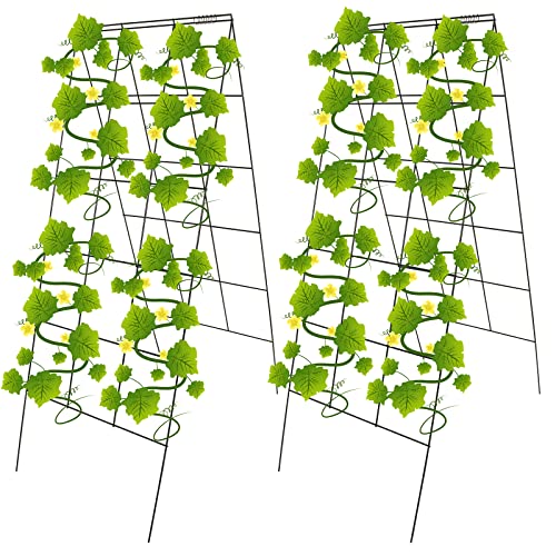 Cucumber Trellis A Frame Garden Trellis for Climbing Plants Outdoor Vegetables Flowers 2Packs