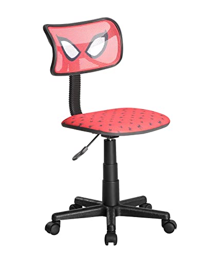 Idea Nuova Spiderman Swivel Mesh Rolling Desk Chair