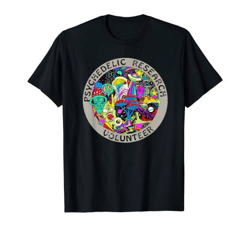 Psychedelic Mushroom Trip Gift - Psychedelic Research Gift T-Shirt