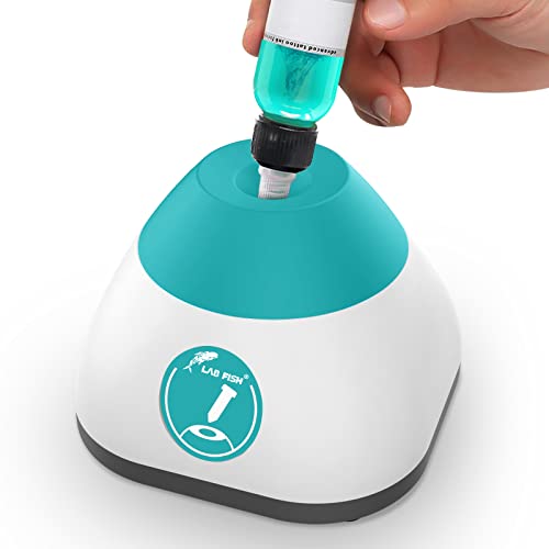 LABFISH Mini Vortex Mixer with Touch Function Speed 2100 RPM Scientific Lab Vortex Shaker Mixing for Test Tubes,Acrylic Paints,Tattoo Ink,Gel Polish,Nail Polish and Eyelash Adhesives,Mix Up to 50ML