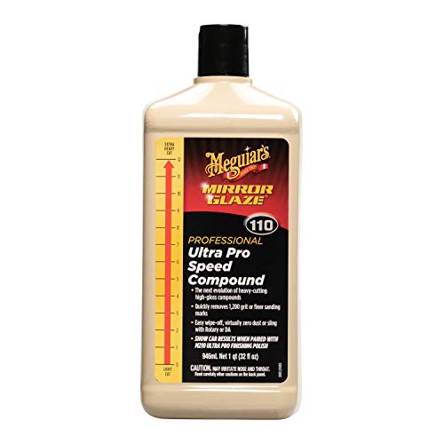 Meguiar's M11032 Mirror Glaze Ultra Pro Speed Compound - 32 Oz Bottle