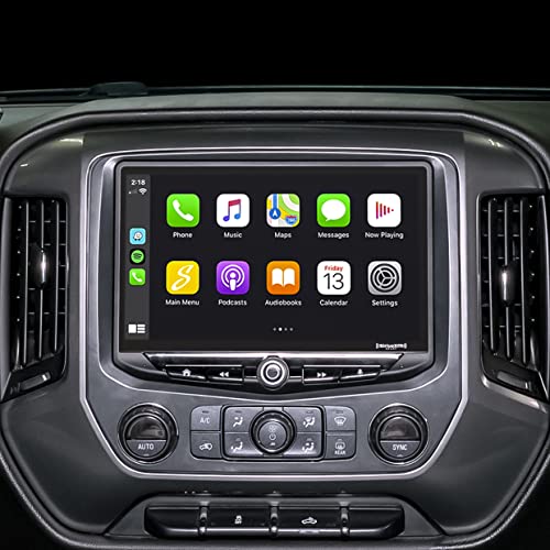 STINGER Chevy Silverado/GMC Sierra 2500/3500 2014-2018 HEIGH10 10" Touch Screen Radio Plug-and-Play Dash Kit, Apple CarPlay, Android Auto, GPS Nav, Bluetooth, Sirius XM Ready, Not compatible with Bose