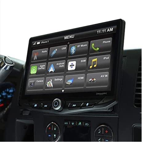 STINGER 10 HEIGH10 Touchscreen Radio Kit for Chevy Silverado/Tahoe/Suburban/GMC Sierra/Yukon (2008-2013) with Apple CarPlay, Android Auto, Bluetooth, GPS Navigation, Custom Dash Kit Interface