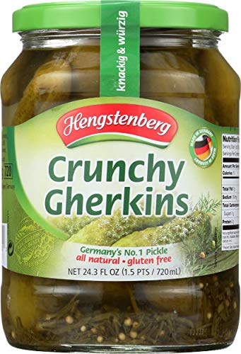 Crunchy Gherkins, German Pickles (Hengst.) 24.3oz