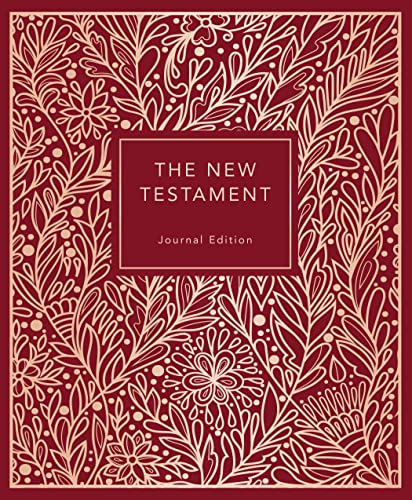 The New Testament, Journal Edition, Christian Journal - Unlined, Burgandy Paperback  October 3, 2022