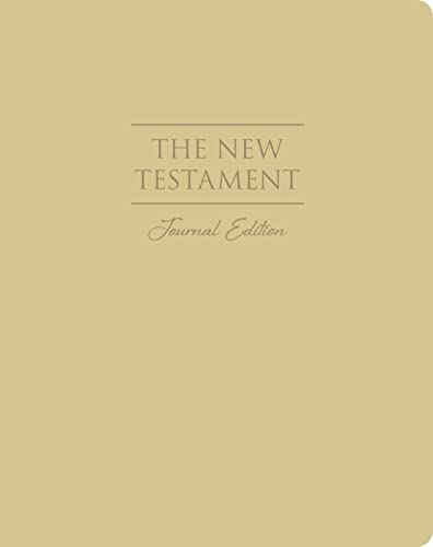 The New Testament, Journal Edition - Large Print, Faux Leather Paperback  October 3, 2022