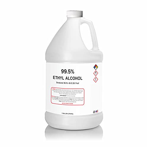 HIGH Impact 99.5% Ethyl Alcohol Denatured 40-B 200 Proof Alcohol - Made in The USA - Gallon (Pack of 1)
