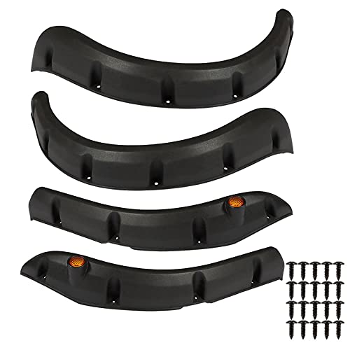 WFLNHB 4 Fender Flares Front and Rear with Mounting Hardware Replacement for EZGO TXT Gas/Electric Golf Carts 1996-2013