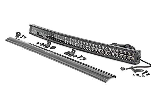 Rough Country 40" Black Series Curved Dual Row DRL CREE LED Light Bar - 72940BD