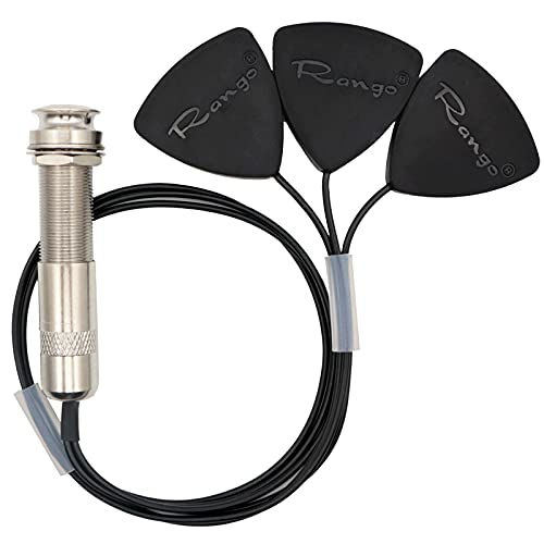 Acoustic Guitar Pickup Contact Microphone Piezo Transducer Cello Banjo Ukulele Mandolin Guitar Microphone Pickup (3-head contact pickup)