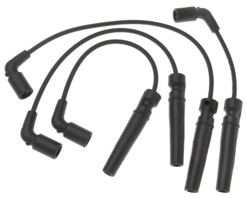 ACDelco 974A Professional Spark Plug Wire Set, Black