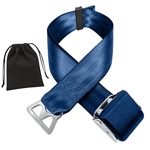 Airplane Seat Belt Extender, Seatbelt Extender Adjustable 7-31" for Southwest Airlines (Blue)