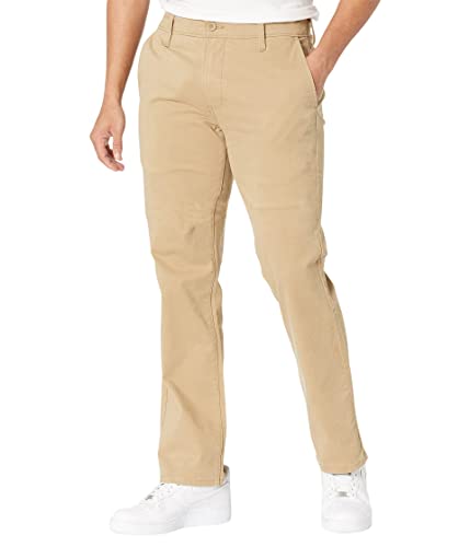 Signature by Levi Strauss & Co. Gold Label Men's Straight Chino Pants, British Khaki, 44Wx30L