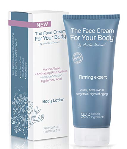 The Face Cream For Your Body - Crepey Skin Repair Treatment - European Advanced Body Repair Treatment to Erase Crepe skin on Arms and Legs, Face and Neck, Hands. Firming cream 7.5oz plus travel sachets