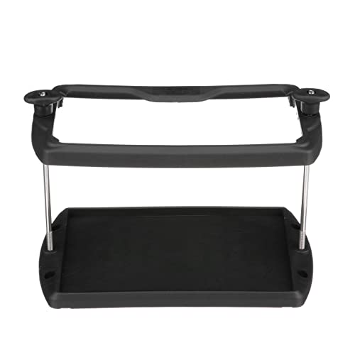 SEACHOICE 21981 USCG-Approved Premium Marine Group 27 Series Hold-Down Battery Tray, Black