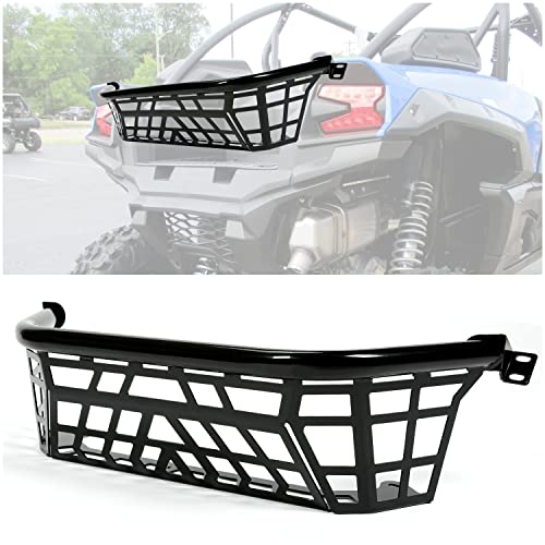 KUAFU Cargo Barricade Compatible with 2020-2023 Kawasaki Teryx KRX 1000 Luggage Rack Steel Bed Enclosure Tailgate Black Powder Coated