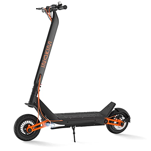 INOKIM OX Electric Scooter Adults 1000W (1300W Max) Motor, 27.9 MPH, 60 Mile Range Eco Mode, 10" Pneumatic Tires, Front & Rear LED Light, Foldable (OX)