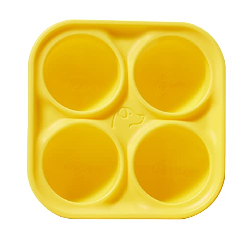 Woof Pupsicle Treat Tray Mold, Large 25 lbs and Up, Silicone Molds for Dog Treats, Dishwasher Safe, Reusable Treat Tray, Freeze Refill Treats for The Pupsicle Toy