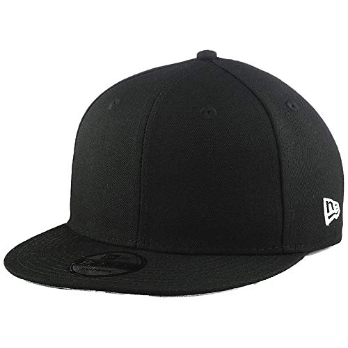 New Era Blank Custom 9FIFTY Adjustable Snapback Cap (Black)