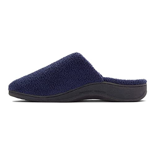 Vionic Womens Gemma Mule Slipper - Comfortable Spa House Slippers that include Three-Zone Comfort with Orthotic Insole Arch Support, Soft House Shoes for Ladies