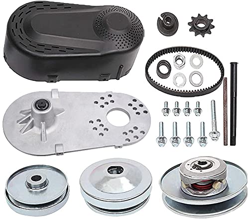 MOOSUN 30 Series 6.5 HP Go Kart Mini Bike Torque Converter Clutch Driver Pulley Replacement Comet Manco 212CC 3/4" Bore 10T #40/41/420 China (Complete 3/4" Torque Converter Set)