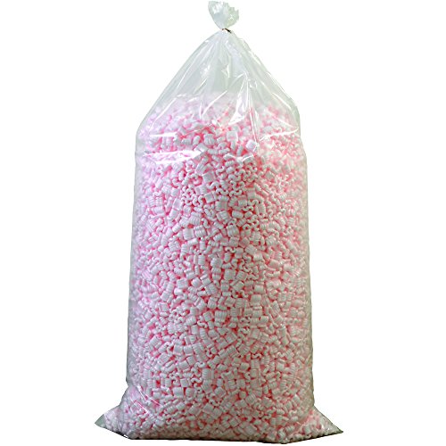 Partners Brand P7NUTSAS Anti-Static Loose Fill Packing Peanuts, 7 Cubic Feet, Pink