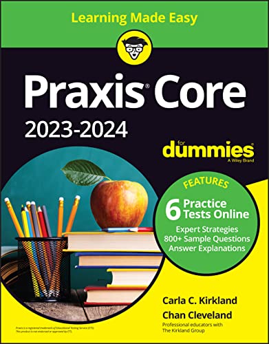 Praxis Core 2023-2024 For Dummies