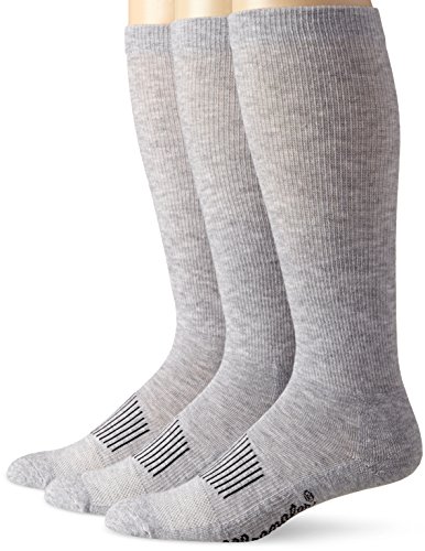 Wrangler Men's Western Boot Socks (Pack of 3),Grey,Sock Size:Large(10-13)/Shoe Size: 9-13