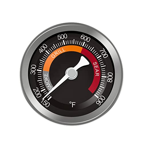 Upgrade Grill Temperature Gauge Replacement for Big Green Egg 3.26" BGE Grill Thermometer Replacement Charcoal Grill, 900F