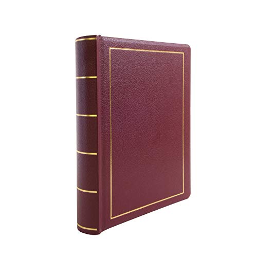 Wilson Jones Minute Book, Binder Only, Letter Size, 250 Page Capacity, Imitation Leather, Red (W396-11)