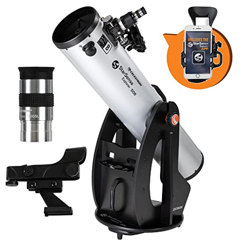 Celestron  StarSense Explorer 8-inch Dobsonian Smartphone App-Enabled Telescope  Works with StarSense App to Help You Find Nebulae, Planets & More  8 DOB Telescope  iPhone/Android Compatible
