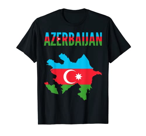 Azerbaijani - Azerbaijan Country Map Flag T-Shirt
