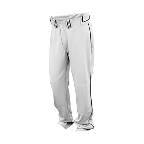 EASTON WALK-OFF Baseball / Softball Pant, Adult, Large, White/Black