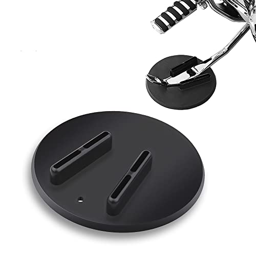 SUNPIE Motorcycle Kickstand Pad Hard Motorcycle Parking Stand for All Motorcycle Durable Kick Stand Coaster Support Plate Helps Park Your Bike on Hot Pavement Grass Soft Ground