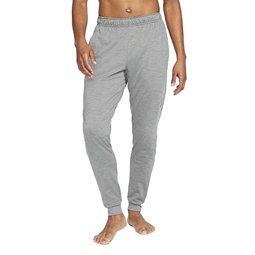 Nike Men Yoga Dri-FIT Pants (Large, Smoke Grey/Iron Grey)