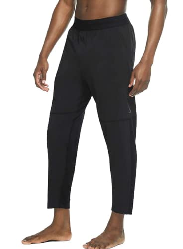 Nike Yoga Men's Pants (Large, Black/Iron Grey)
