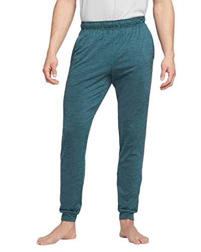 Nike Yoga Dri-FIT Men's Pants,Style: CZ2208-058 (as1, Alpha, l, Regular, Regular, Ash Green/Armory Navy/Black, Large, Regular)
