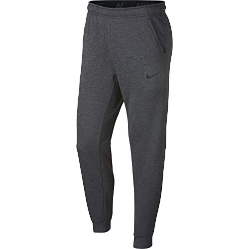 Nike Men's Therma Tapered-Leg Running Pants (Large, Charcoal Heather)