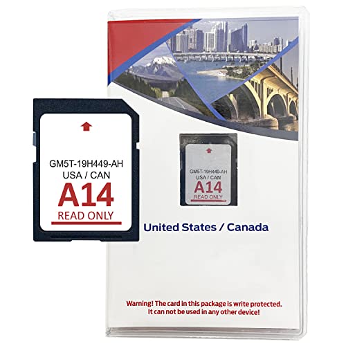 Latest Navigation sd Card Fits Ford Lincoln USA Canada - 2023 Newest GPS Map Card Updated A14 - GM5T-19H449-AH