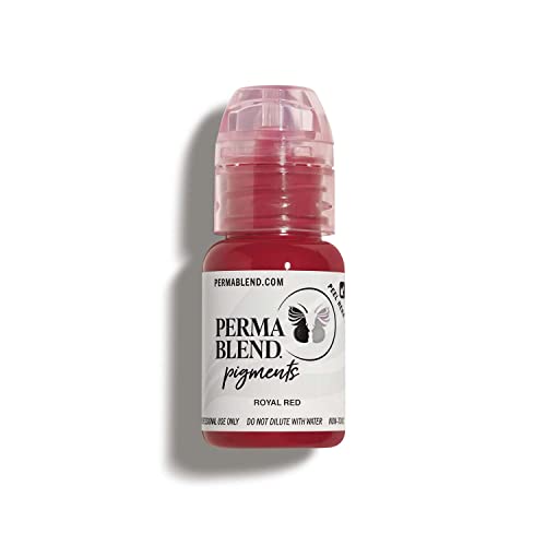 Perma Blend - Royal Red - Microblading Ink to Enhance Lip Color - Lip Tattoo & Lip Blushing Supplies for Permanent Lip Color - Red Lip Blush - Vegan (0.5 oz)