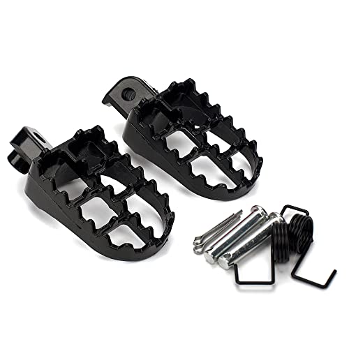 XINGWU Black Dirt Bike Footrest,Aluminium Footpegs Pedals,for XR50R PW50 CRF70 TW200 KLX110 CRF50 50cc 70cc 90cc 110cc 125cc TaoTao Motorcycle Part