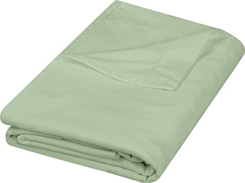 Utopia Bedding Flat Sheet - Soft Brushed Microfiber Fabric - Shrinkage & Fade Resistant Top Sheet - Easy Care - 1 Flat Sheet Only (Queen, Sage)