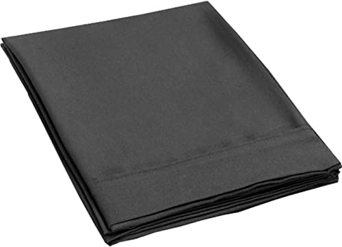 icyfall Queen Size 1 Piece Single Flat Sheet Only Sold Separately Top Sheet for Bed Brushed Microfiber Wrinkle-Free,Shrinkage&Fade Resistant Hotel Quality(Black, Queen)