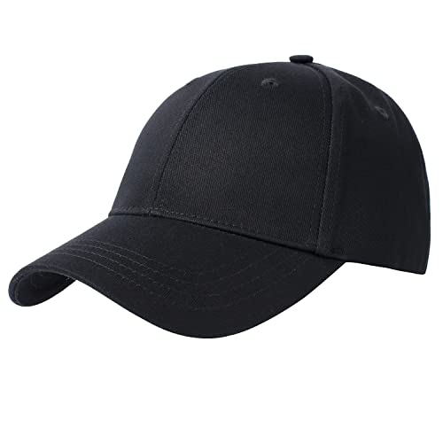 EMF Protection Hat - Blocking EMF Baseball Cap with Radiation Shielding 100% Pure Silver Lining - EMF hat with 99.99% Shielding Efficiency to Reduce 5G, 4G, WiFi and All Other RF Exposure. Black